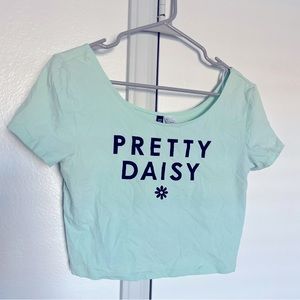 H&M Pretty Daisy Crop Top